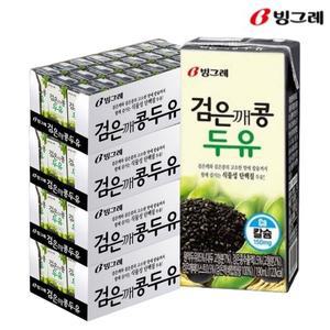 빙그레 검은깨 콩두유 190ml (96팩) 맛있는 두유
