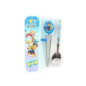 퍼피구조대 스푼 교정용 젓가락 글라이더 케이스 세트 3P 세트 블루