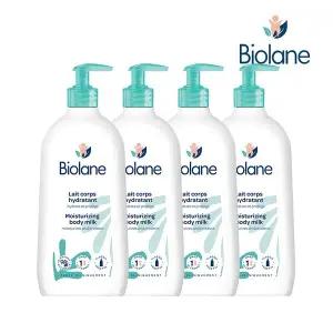 [비올란] 모이스처라이징 바디밀크 350ml x4개 베이비 키즈 신생아 고보습 로션크림