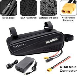 전기 자전거 스쿠터 전기 자전거 배터리, 방수 가방 포함, 리튬 배터리, 250W, 500W, 750W 모터용, 36V, 48V, 10Ah, 12Ah, 14Ah