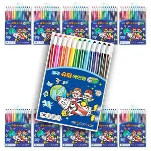 아이베이비아트 지구화학 슈퍼색연필 12색 10개사면1개더 10+1