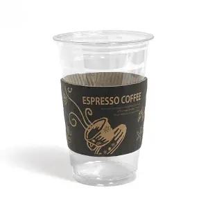 PET 92파이 14/16/20호환 테이크아웃 아이스컵 홀더 검정커피잔 1박스 1000개