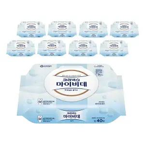 크리넥스 마이비데 퓨어, 캡형, 40매, 9입, 1개(360매)