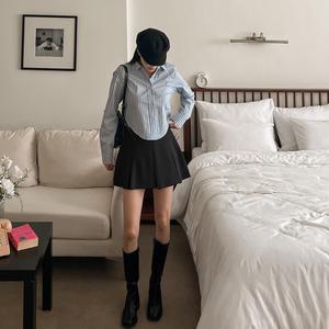 [황금비율/불금룩] 미니 플리츠 치마바지