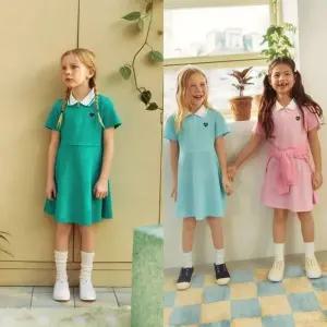 [갤러리아] 베네통키즈G   집업 피케 원피스(3컬러) QAOP18531