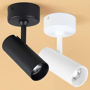 플리커프리 LED 일체형 에코 카네스 원통 COB 직부등 10w 실린더 핀조명 스팟조명