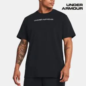 [롯데백화점]언더아머 남성 UA 헤비웨이트 로고 오버레이 자수 반팔 1382903-001