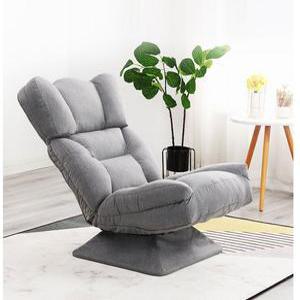 1인용 좌식의자 360도 회전 분리사용 각도조절 접이식 등받이 소파 베드 휴식1인 리클라이너