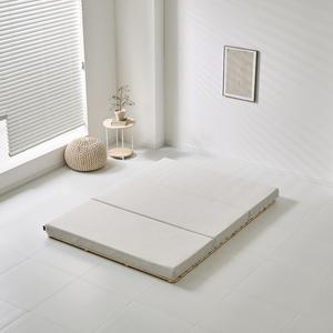 라폼 하이브리드 3단 접이식 천연라텍스 토퍼 매트리스 10cm Q