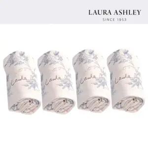 로라에슐리 뉴클래식 엘더우드 60수 타월 4P   블루   브라운 )