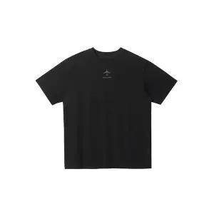 [아웃도어스/팬암]그라데이션 그래픽 반팔티셔츠 블랙 PQBCRT11320BK