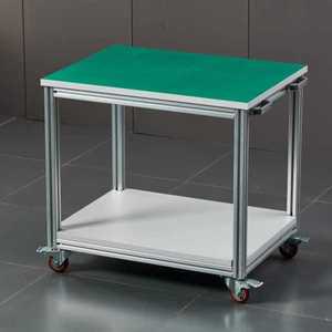 제전 카트 실험실 작업대 끌차 수레 정전기방지 대차