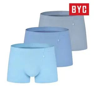 [BYC] 남성 하이앤노블 면스판 80수 수피마 드로즈 세트 3매입 MNS5005