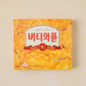 크라운 버터와플 12개입 316g
