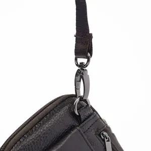 소가죽 남성 미니 크로스백 파우치 벨트-WF294FA