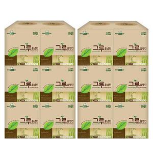 홈냅킨 120매 6입 x2 (총12각)/무표백/곽티슈