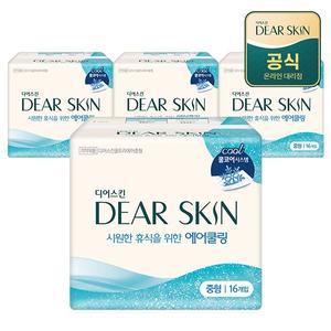[깨끗한나라]디어스킨 에어쿨링 중형 16P x 4팩