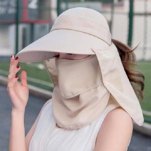 캐디모자 창큰 농촌 과수원 농부 차광 모자 얼굴 햇빛 가리개 무지썬캡 TT107