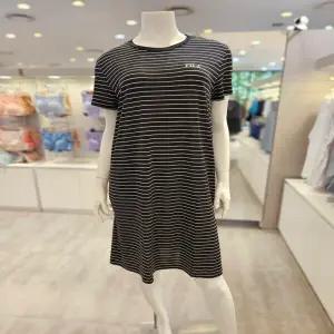 휠라언더웨어 스트라이프원피스 FI4OPG2643F BLK