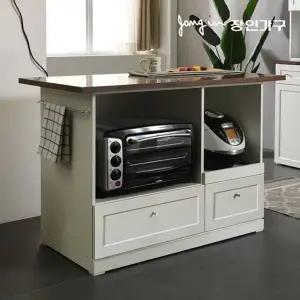 [장인가구]쉐프 1200 아일랜드식탁 홈바(렌지대형)