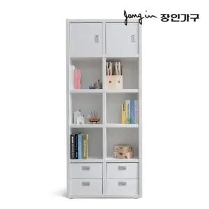 [장인가구]마카롱 800 5단 콤비 책장