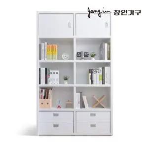 [장인가구]마카롱 1200 5단 10칸 콤비 책장
