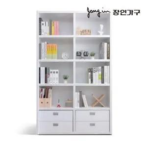 [장인가구]마카롱 1200 5단 10칸 서랍형 책장
