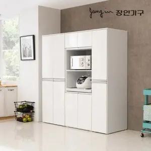 [장인가구]헤렌 1800 광폭 렌지대 세트C(수납+렌지+틈새)