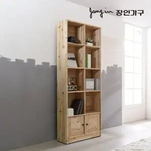 [장인가구]푸름 800 수납형 높은 원목책장