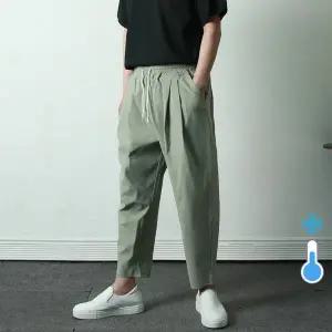 [하프클럽/프랭키뉴욕]남자벌룬팬츠여름와이드팬츠핀턱밴딩빅사이즈배기