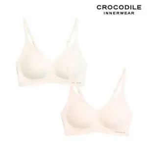 [크로커다일] 소프트 쿨인견 쉘론 패드분리 후크형 브라2종 오트밀 베이지 C