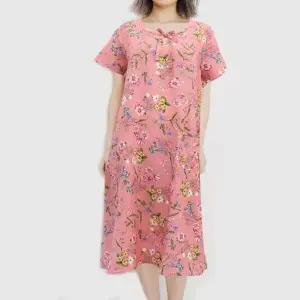 [하프클럽/]여성 인견 리본 반팔원피스 파자마 여름 홈웨어