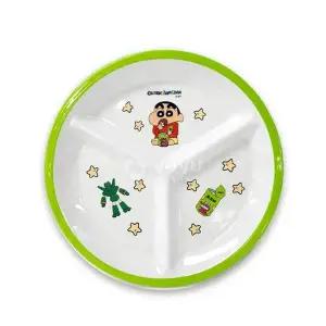 짱구는못말려 멜라민 원형3절나눔접시2240