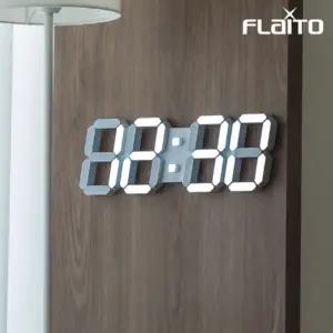 플라이토 3D LED 인테리어 벽시계 시즌5 퓨어 LG전구 38cm