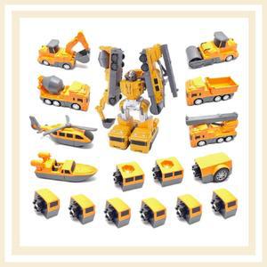 마그네토이 자석 블럭 블록 장난감 변신 합체 놀이 중장비