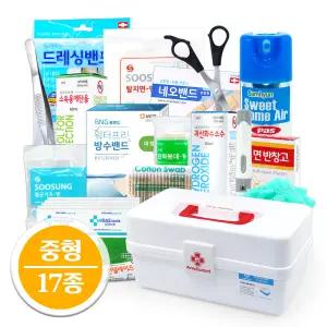 국내산 튼튼산 구급함 구급상자세트 17종세트