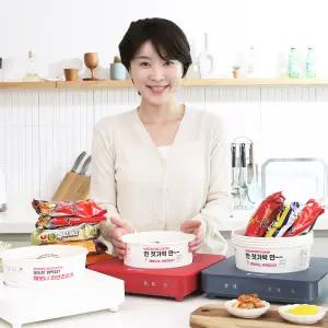 굿샵 한강라면 조리기 끓이는기계 회사 여행 캠핑 필수템