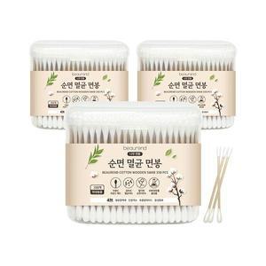 뷰렌드 순면 멸균 나무 면봉