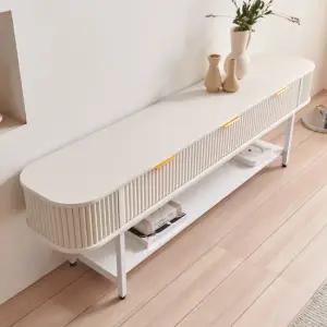 [착불]가온리빙 라피네 1800  템바보드 높은 거실장 티비다이