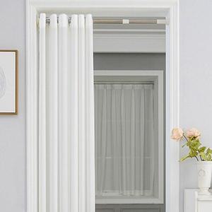 현관 거실 중문 방한 방풍 커튼 암막 커텐 압축봉 82x155cm 도톰쉬폰