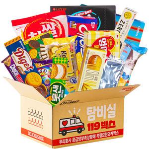 더하모니 119 당충전 사무실 간식 7호 과자세트 간식박스 탕비실