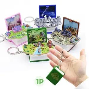 신광 3D북 가방고리1P 미니북키링 열쇠고리 미니어처 열쇠고리키링 귀여운키링 신학기선물