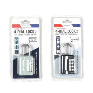 (랜덤1개) 모닝글로리 4다이얼 자물쇠2 /미니/자물쇠/잠금/보조/시건장치/자물통/도난/방지