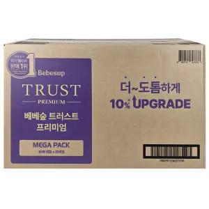 베베숲 물티슈 트러스트 플러스 80매20팩 도톰한 두꺼운 신생아 아기물티슈