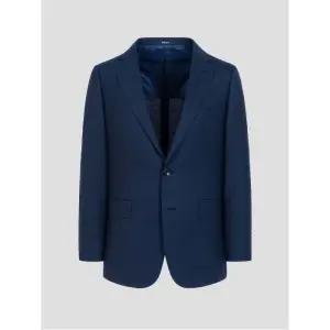 [갤럭시] 울 마이크로체크 레귤러핏 수트 재킷 - 그린 (GA5301U41M)