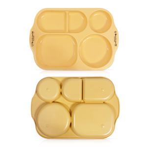 체링르 옥수수전분으로 만든 아동용식판 5구식판