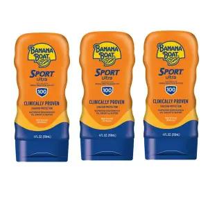 SPF100 바나나보트 울트라 스포츠 썬스크린 로션118mL x 3개 바나나보트 썬크림 100