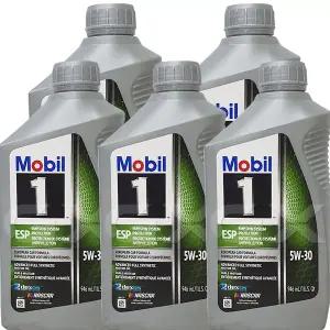 모빌원 Mobil1 esp 5w30 5개 엔진오일 제조국미국