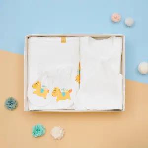 [달퐁]큐비앤맘 포니 양면 출산 선물 세트