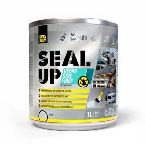 씰업 하이드로스탑 섬유강화 초탄성 방수제 1L 투명 크랙 틈새 셀프방수
